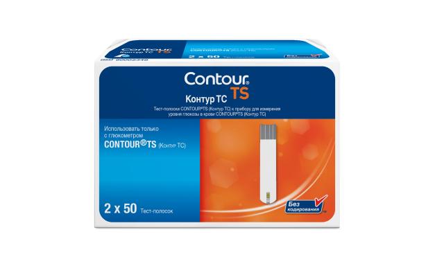 Контур ТС тест-полоски для глюкометра №100 купить в Москве по цене от 2409 рублей