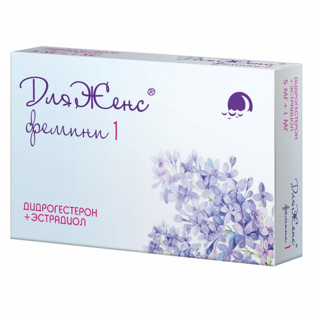 ДляЖенс Фемини таблетки покрытые оболочкой 5мг+1мг №28 купить в Кстово по цене от 1154 рублей