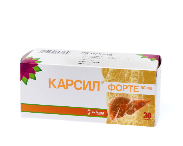 Карсил Форте капсулы 90мг №30 купить в Санкт-Петербурге по цене от 664 рублей