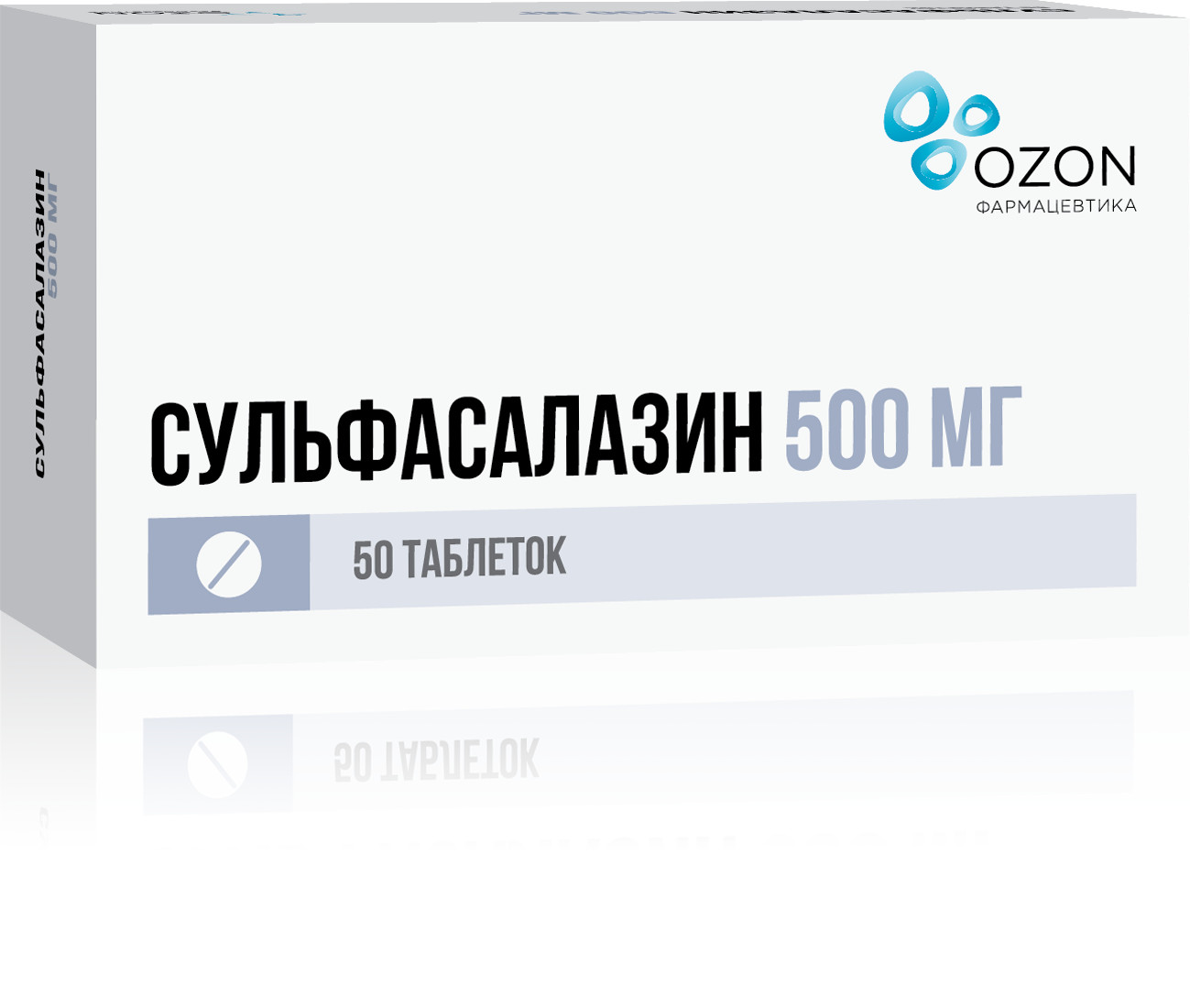 Сульфасалазин Озон таблетки покрытые оболочкой 500мг №50 купить в Владимире  по цене от 369 рублей