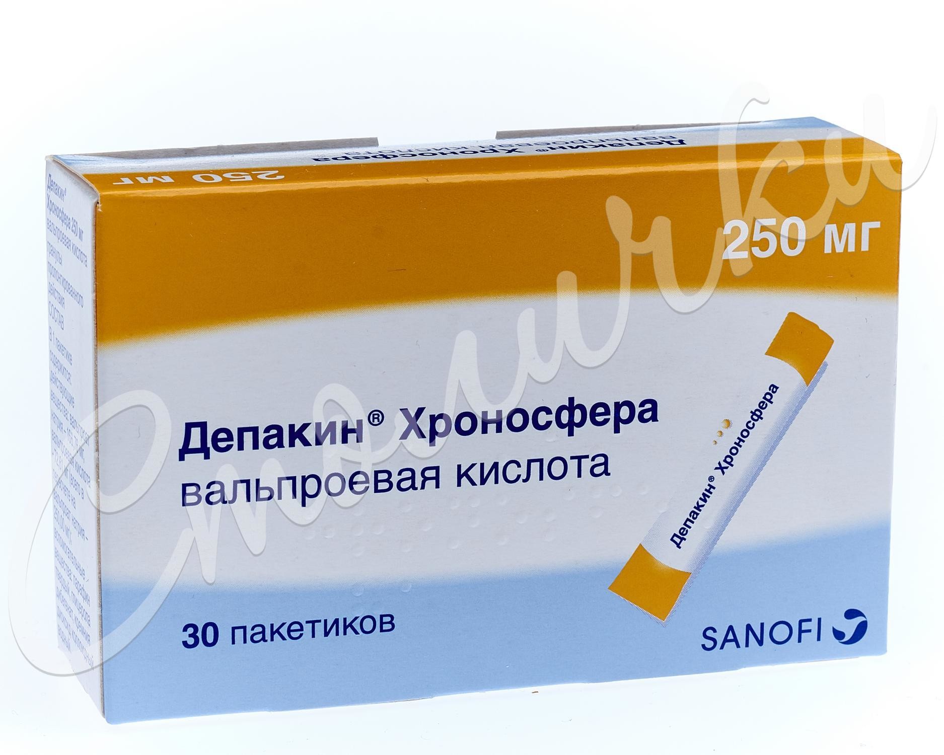 Депакин Хроносфера гранулы пролонгированные 250мг №30 купить в Москве по  цене от 250.5 рублей