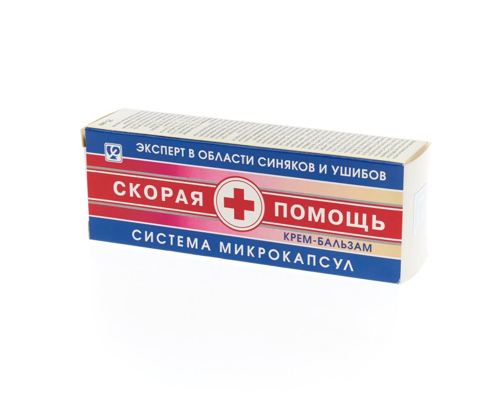 Скорая помощь крем-бальзам от синяков и ушибов 75мл купить в Петушкам по  цене от 126 рублей