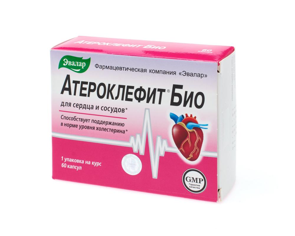 Атероклефит БИО Эвалар капсулы 250мг №60 купить в Москве по цене от 787  рублей