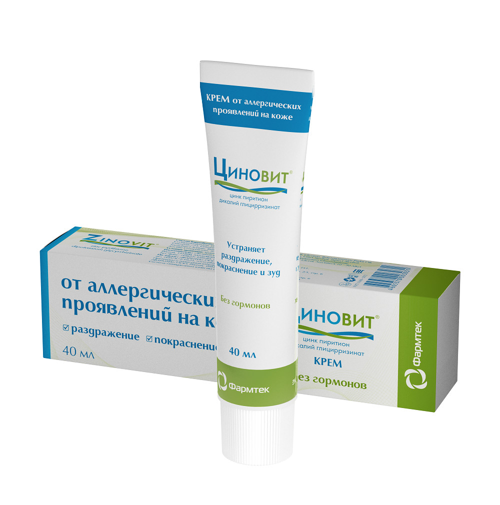 Циновит крем 40мл купить в Москве по цене от 395 рублей