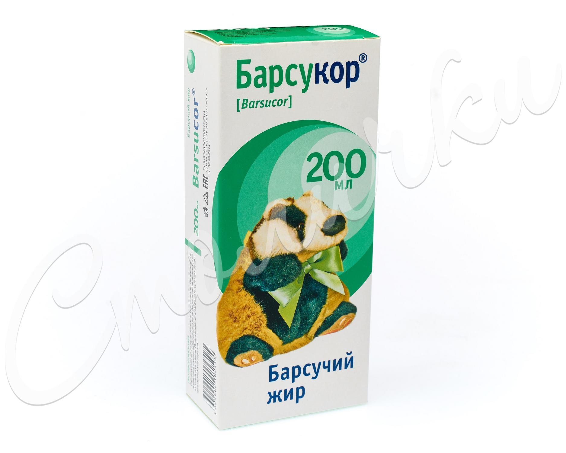 Барсукор Барсучий жир 200мл купить в Кулебаки по цене от 598 рублей