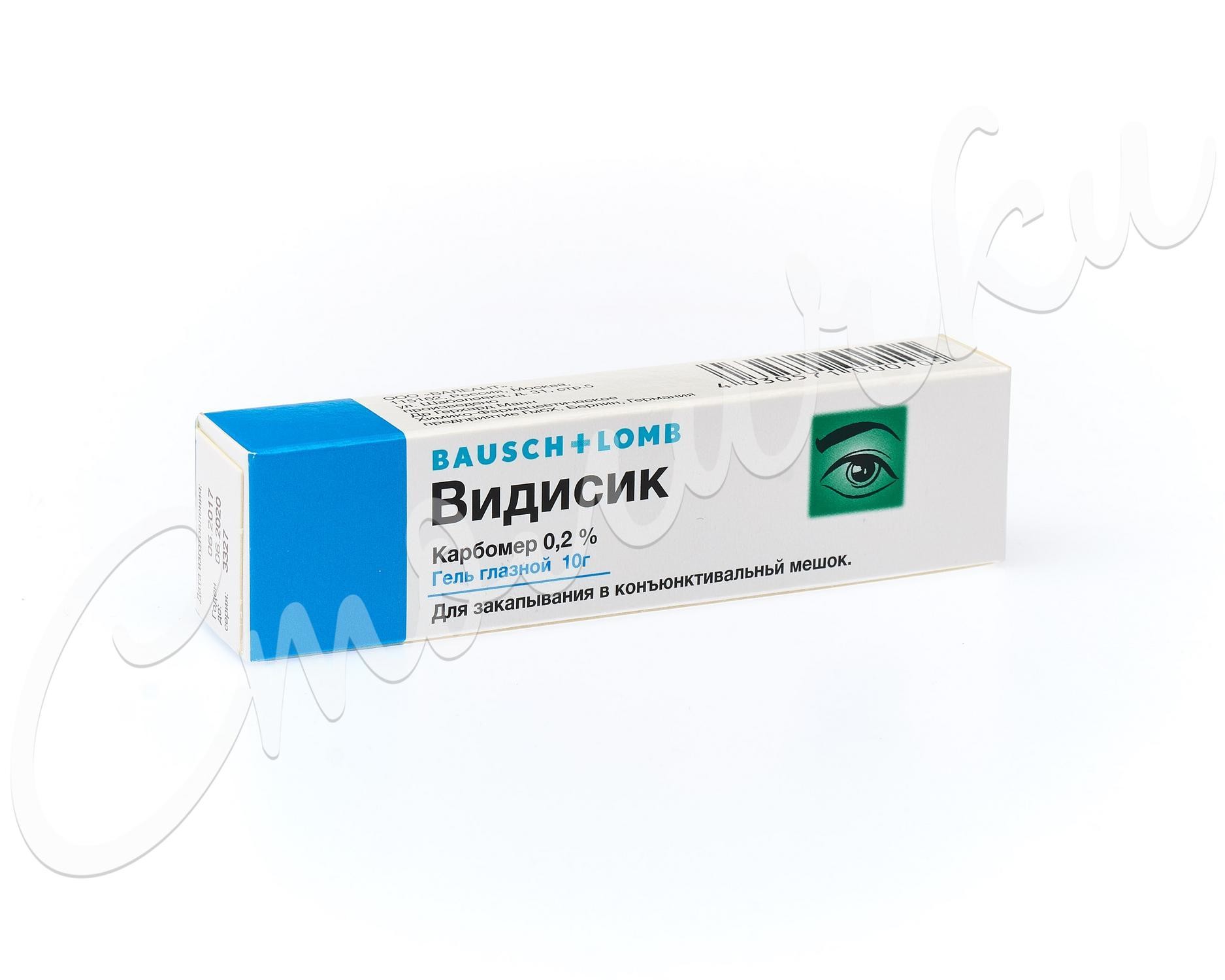 Видисик гель глазной 0,2 % 10г купить в Коврова по цене от 470 рублей