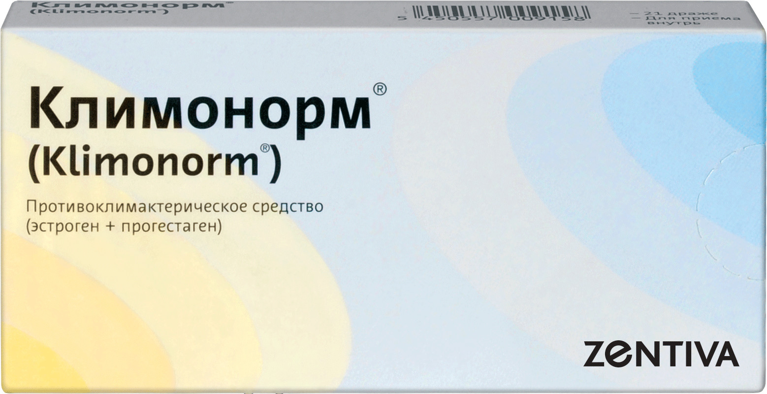 Климонорм таблетки покрытые оболочкой №21 купить в Москве по цене от 1236  рублей