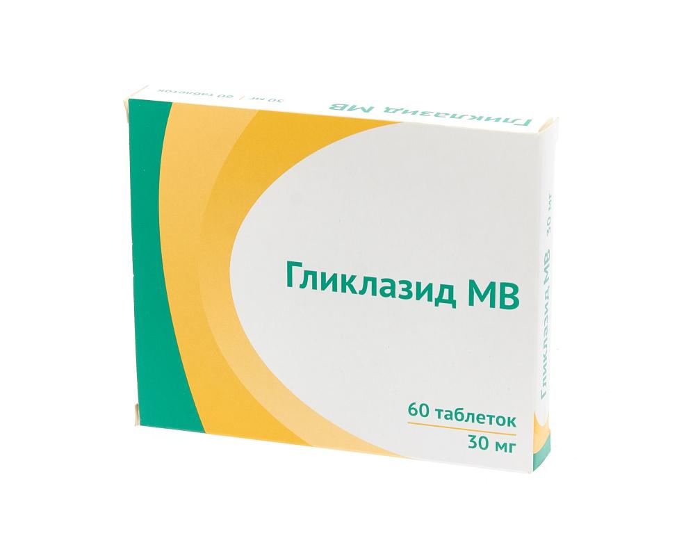 Гликлазид МВ Озон таблетки с модифицированным высвобождением 30мг №60  купить в Москве по цене от 137.5 рублей