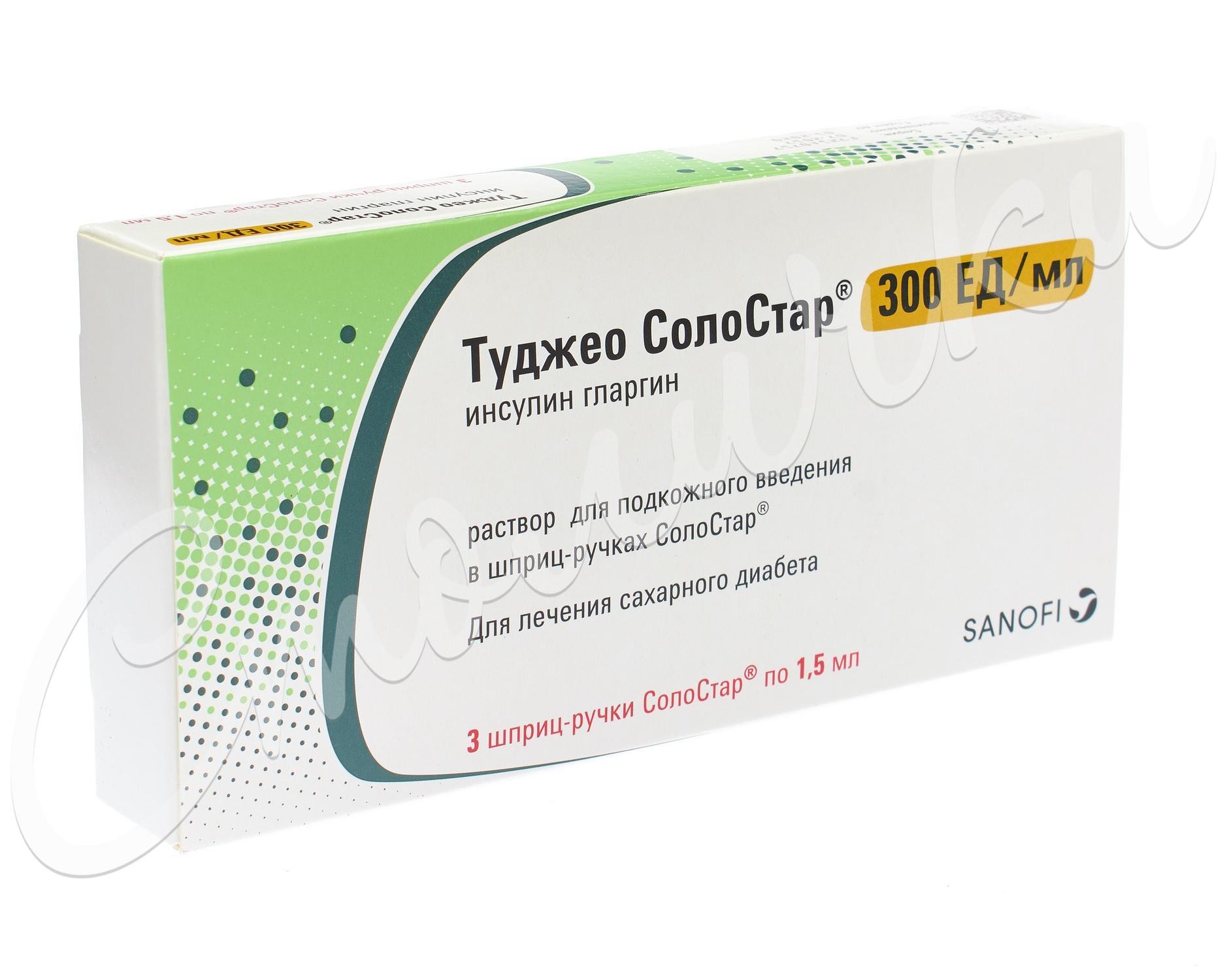 Туджео СолоСтар раствор подкожно 300МЕ/мл 1,5мл шприц-ручка №3 купить в  Москве по цене от 2815 рублей