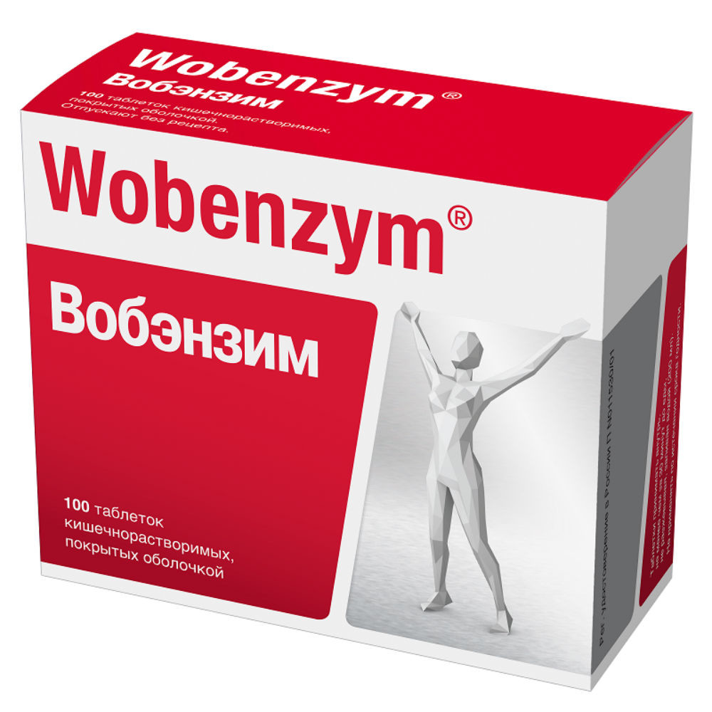 Вобэнзим таблетки покрытые оболочкой №100 купить в Москве по цене от 1607  рублей