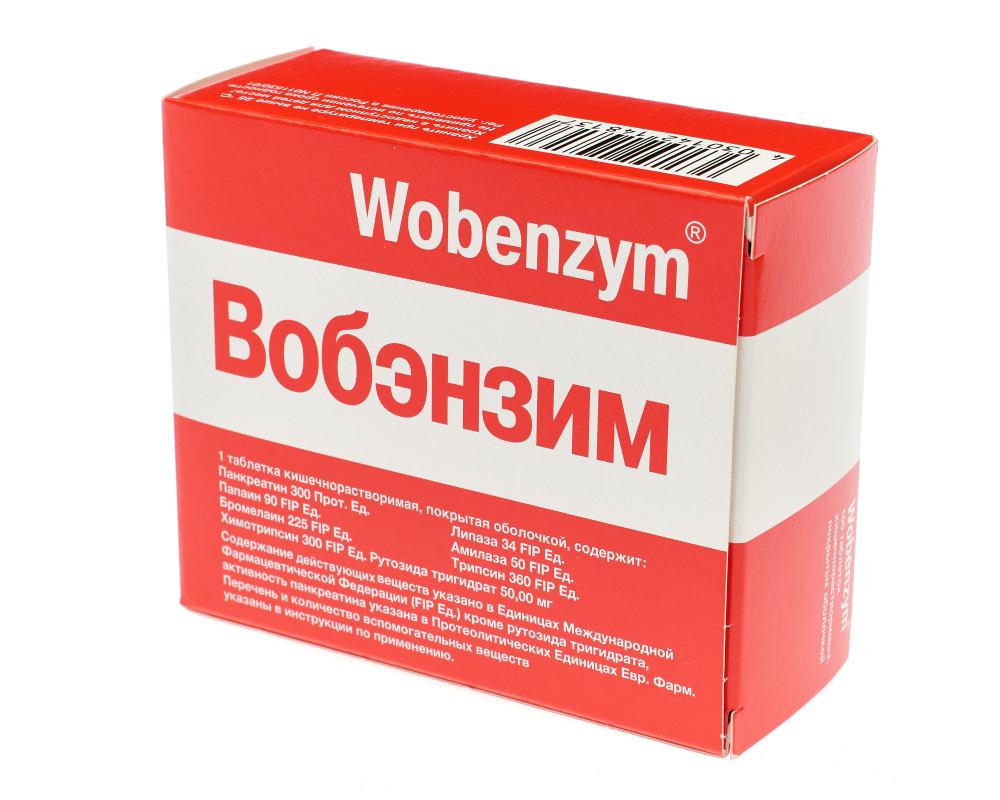 Вобэнзим таблетки покрытые оболочкой №100 купить в Москве по цене от 1620  рублей