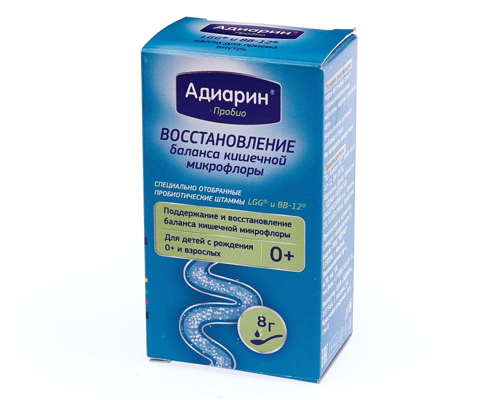 Адиарин Пробио капли внутрь 8мл купить в Москве по цене от 632 рублей