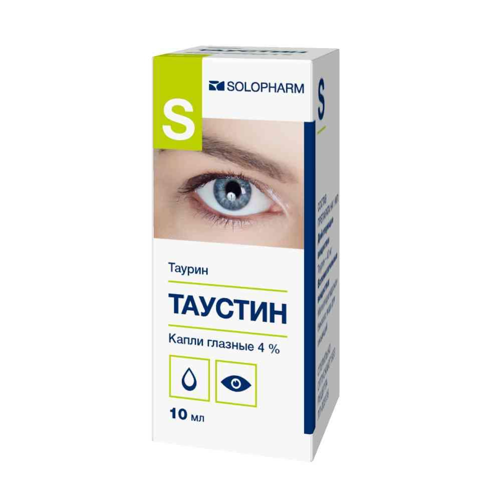Таустин-СОЛОфарм капли глазные 4% 10мл купить в Москве по цене от 121 рублей