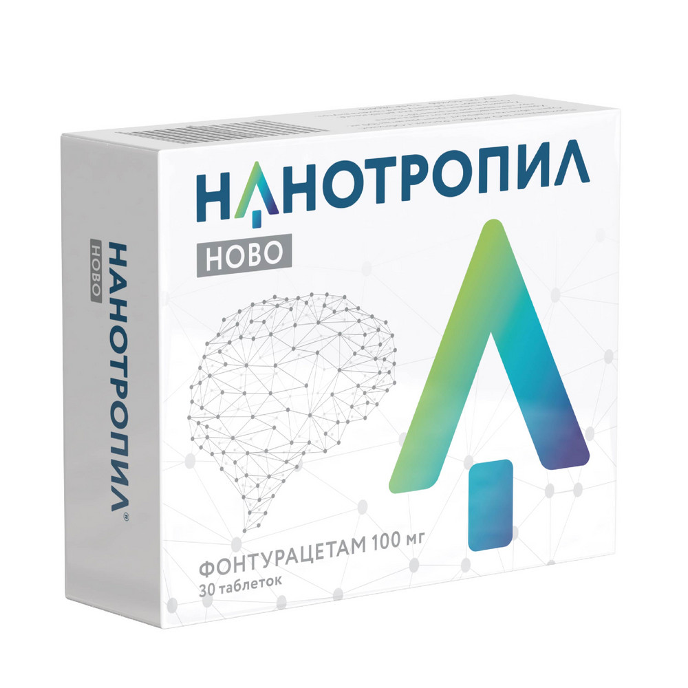 Нанотропил Ново таблетки 100мг №30 купить в Москве по цене от 1029 рублей