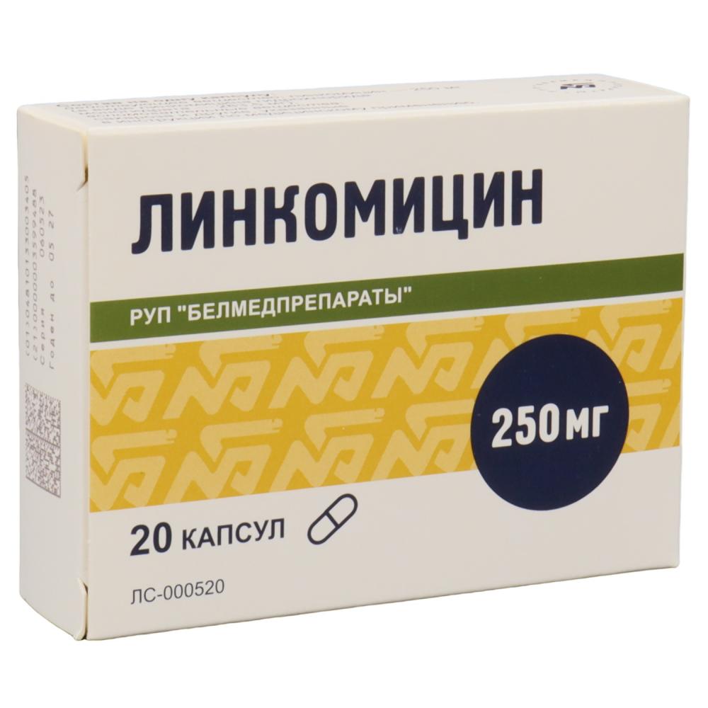 Линкомицин капсулы 250мг №20 купить в Москве по цене от 99 рублей