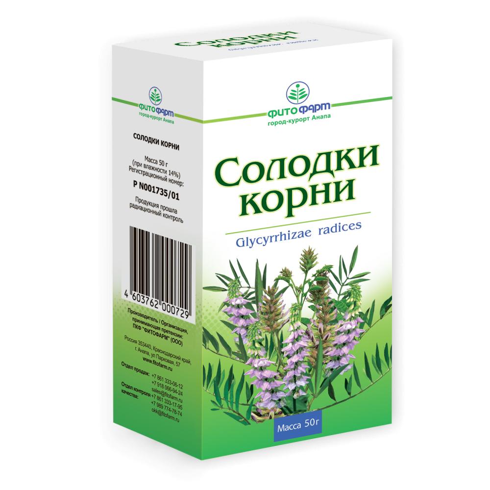 Солодка корни Фитофарм 50г купить в Кулебаки по цене от 75 рублей