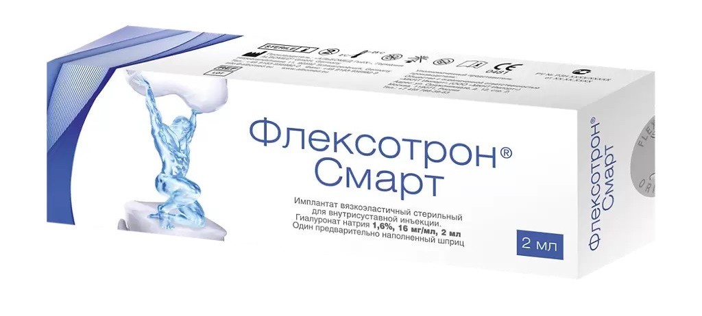 Флексотрон Смарт раствор для внутрисуставного введения 16мг/мл 2мл №1 ...