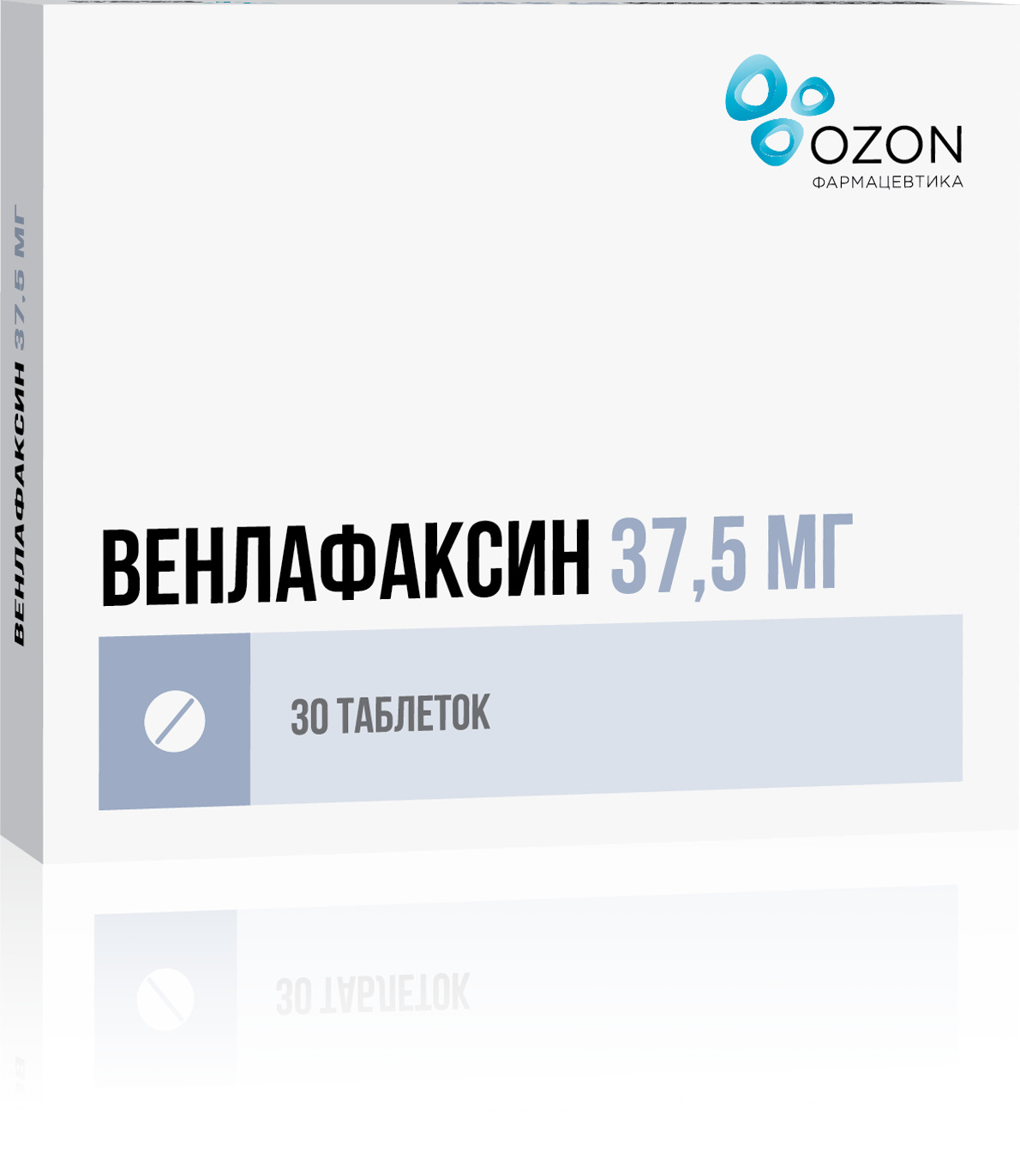 Венлафаксин Озон таблетки 37,5мг №30 купить в Красноармейске по цене от 493  рублей