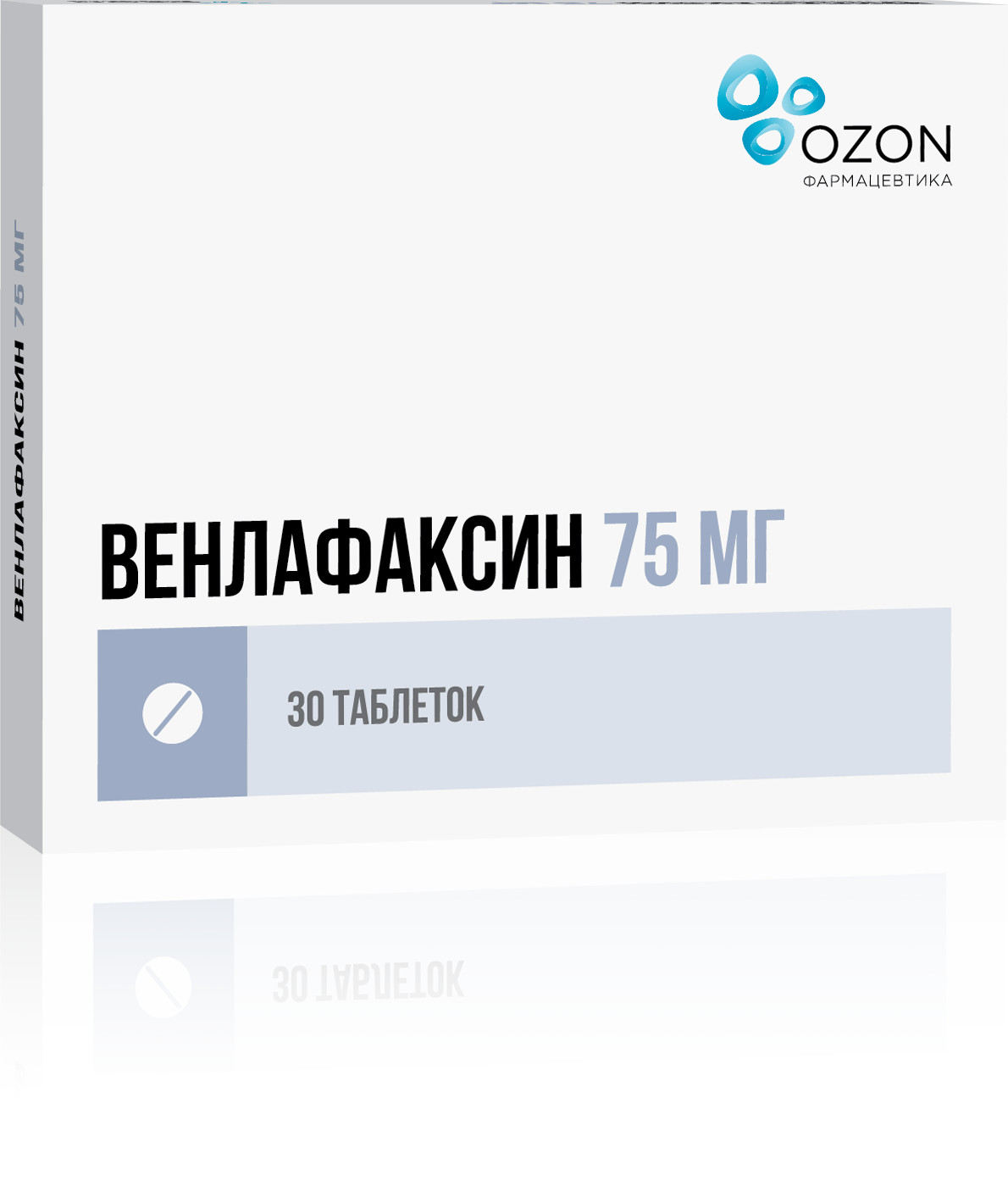 Венлафаксин Озон таблетки 75мг №30 купить в Москве по цене от 0 рублей