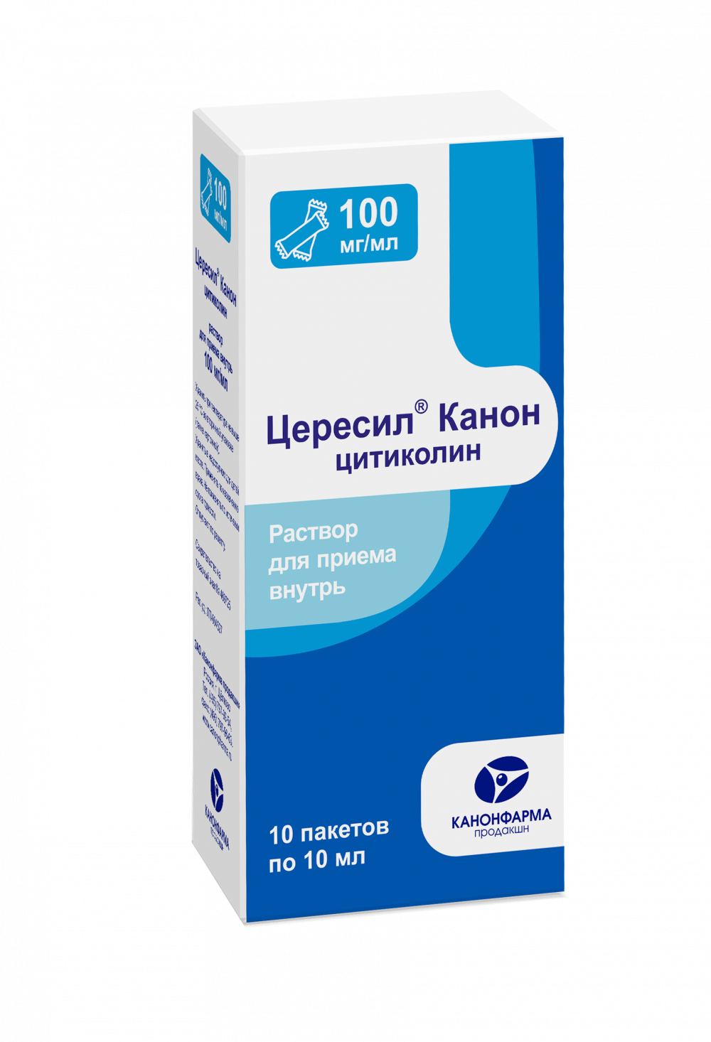 Цересил Канон раствор внутрь 100мг/мл 10мл №10 купить в Кулебаки по цене от  1053 рублей