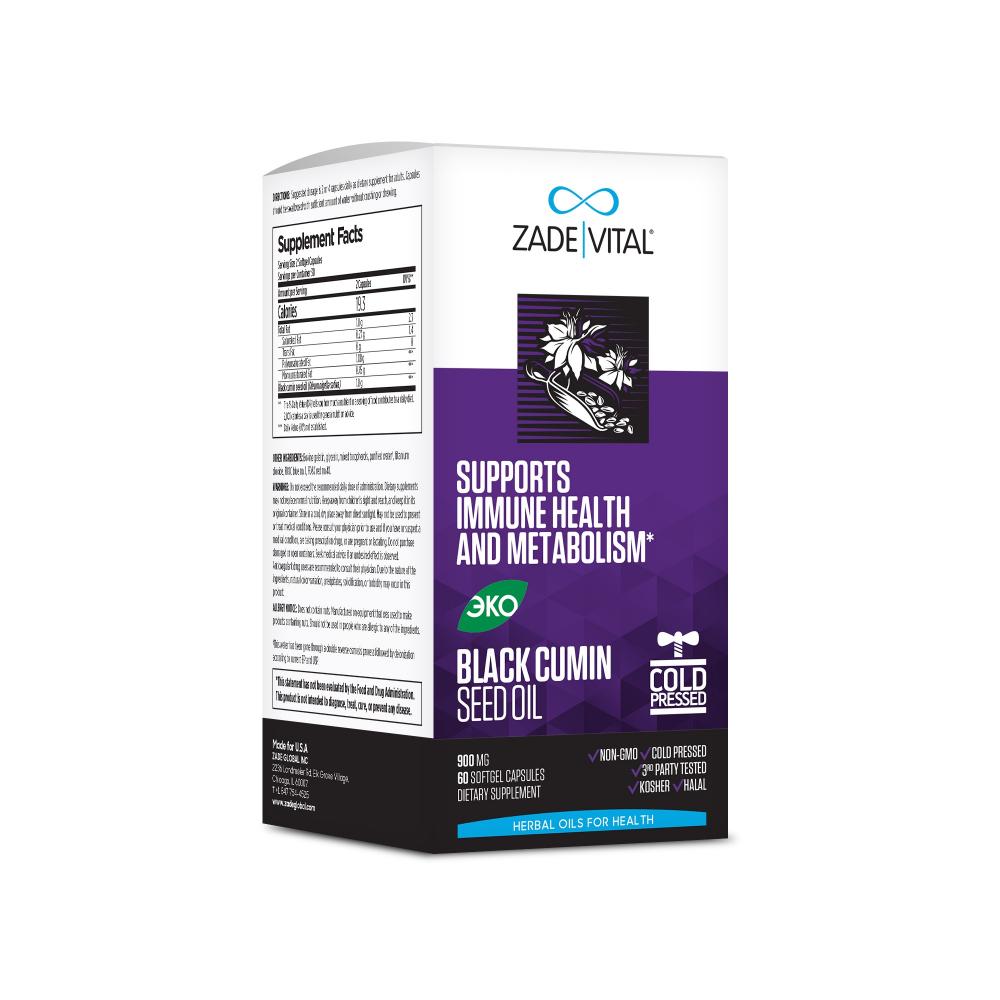 Заде Витал Черного Тмина масло капсулы №60 купить в Москве по цене от 1909  рублей