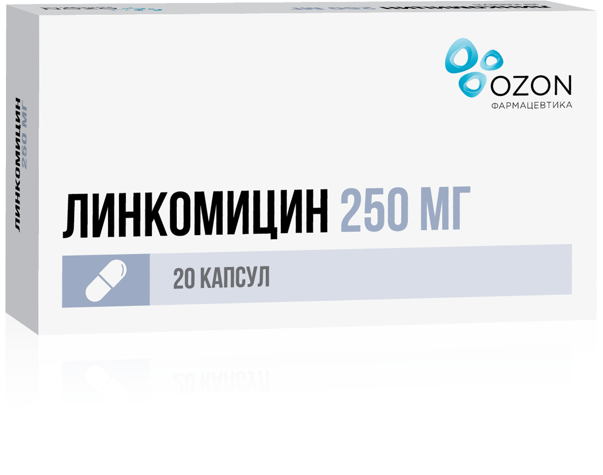 Линкомицин Озон капсулы 250мг №20 купить в Москве по цене от 164 рублей