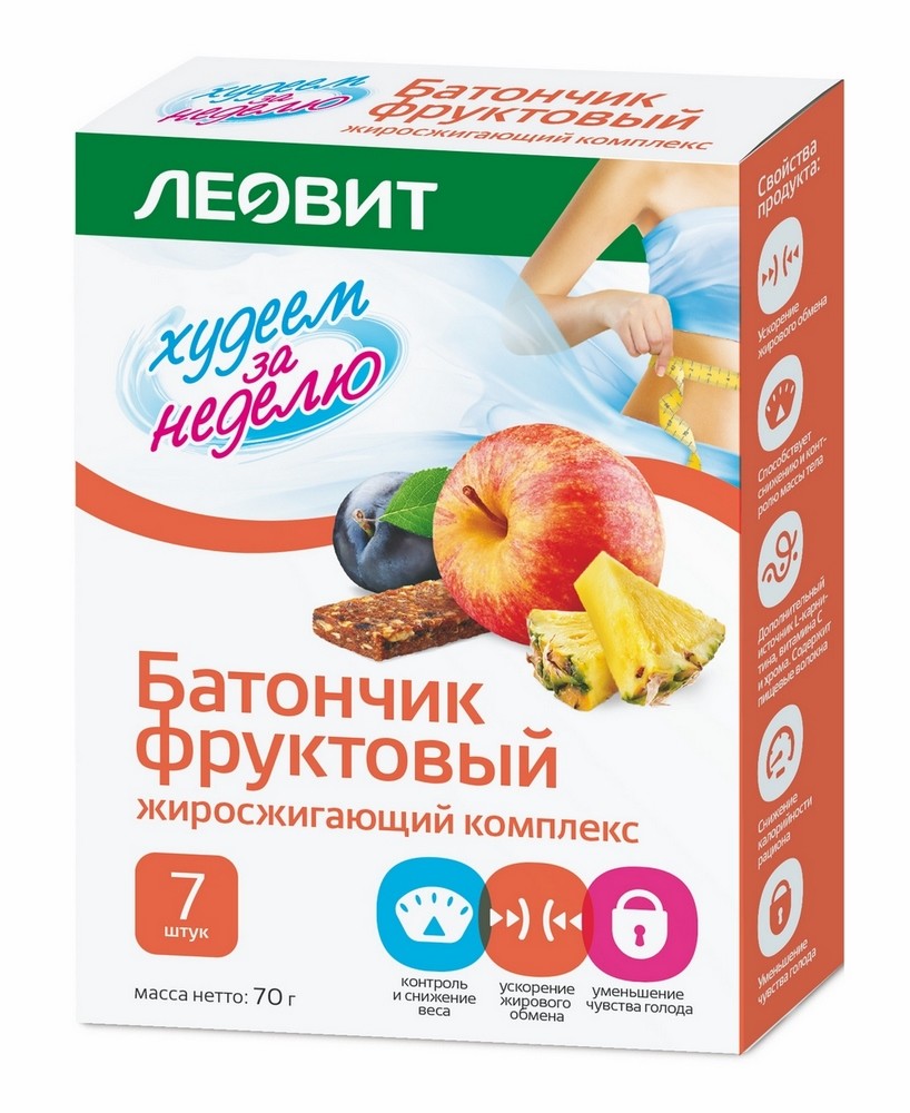 Худеем за неделю батончик Жиросжиг. комплекс №7 купить в Москве по цене от  265 рублей