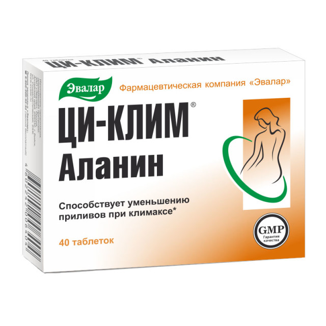 Ци-Клим Аланин таблетки Эвалар №40 купить в Москве по цене от 732 рублей