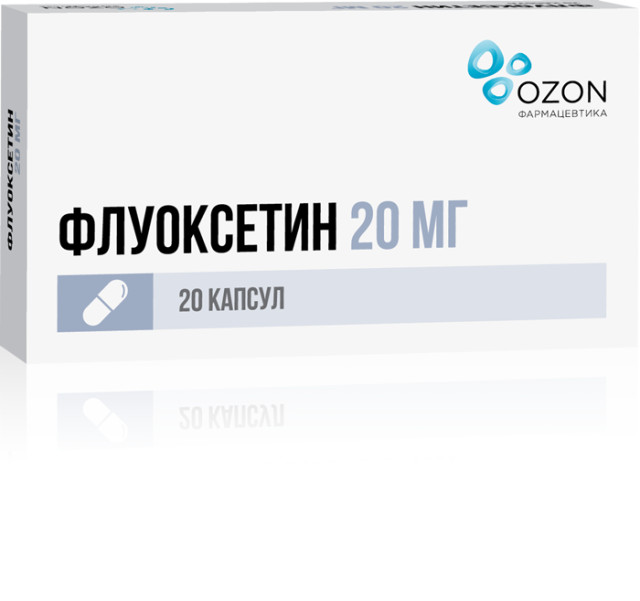 Флуоксетин Озон капсулы 20мг №20 купить в Москве по цене от 90 рублей