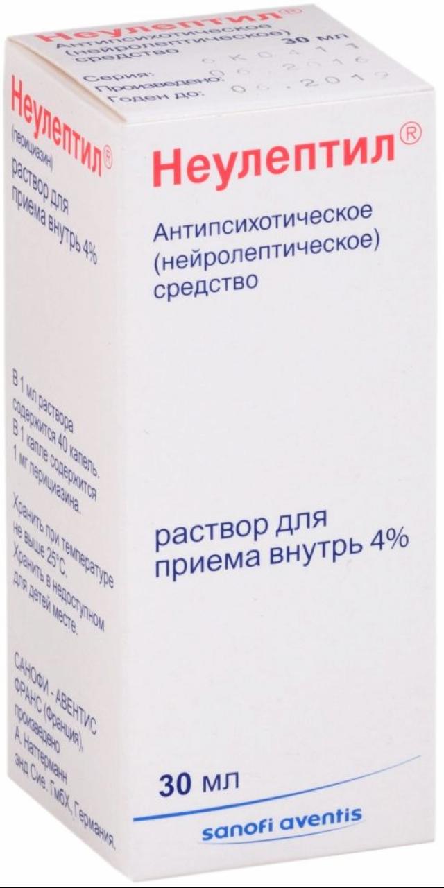 Неулептил капли внутрь 4% 30мл купить в Москве по цене от 0 рублей