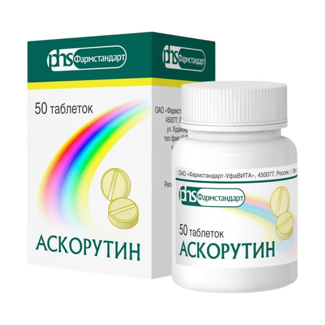 Аскорутин ФСТ таблетки №50 купить в Новомосковске по цене от 129 рублей