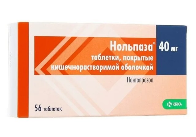 Нольпаза таблетки 40мг №56 купить в Москве по цене от 655 рублей