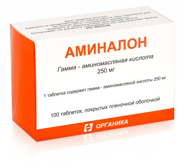 Аминалон таблетки покрытые оболочкой 250мг №100 купить в Москве по цене от 207 рублей