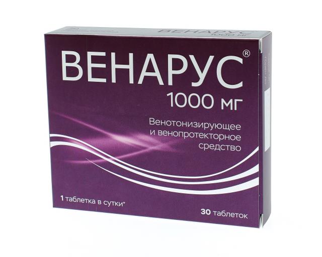 Купить Венарус 1000 Мг 30