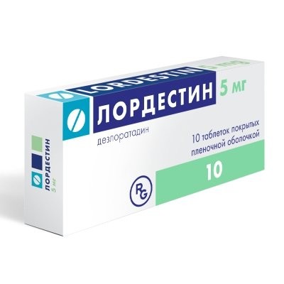 Лордестин таблетки покрытые оболочкой 5мг №10 купить в Нижнем Новгороде по цене от 471 рублей