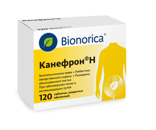 Канефрон H таблетки покрытые оболочкой №120 купить в Москве по цене от 1416 рублей