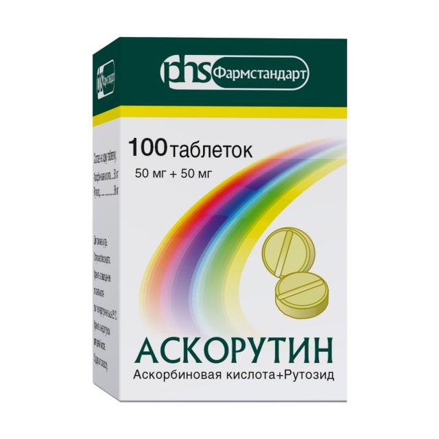 Аскорутин ФСТ таблетки №100 купить в Новомосковске по цене от 178 рублей