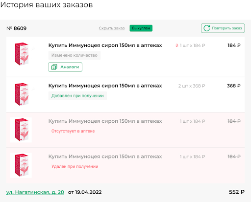 Статус вашего заказа в Аптека ру: обработка - Инструкции и ответы на вопросы