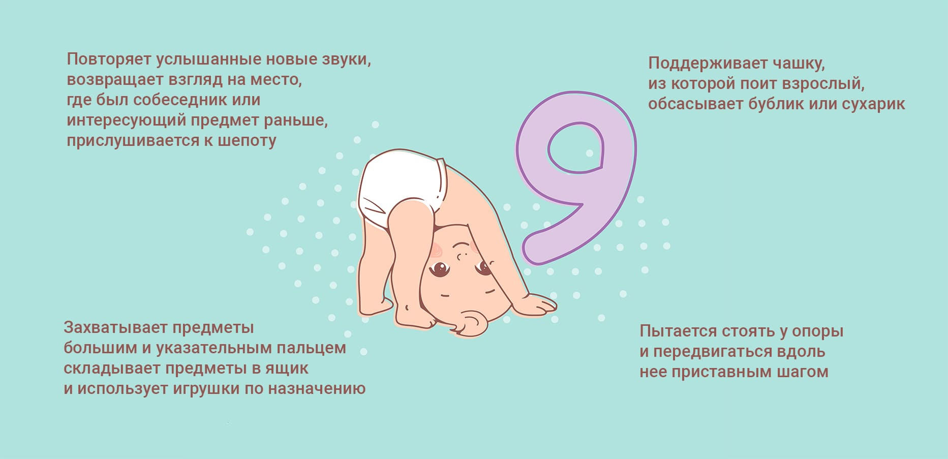 Развитие ребенка в 4 месяца жизни по неделям: что «должен» уметь грудничок